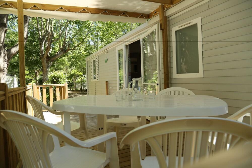 Camping Le Rebau Montblanc Luaran gambar